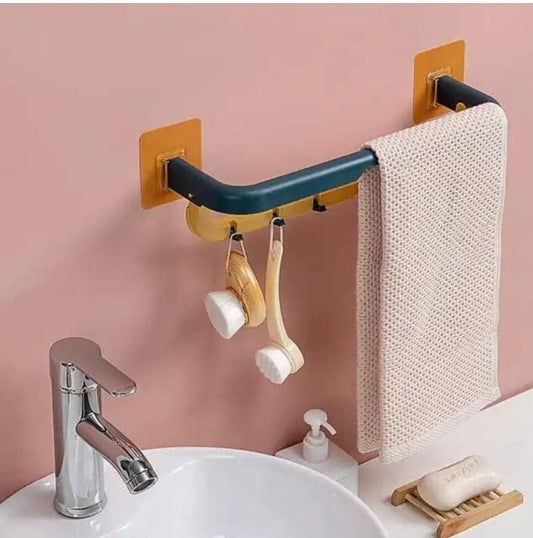 Double Layer Plastic Towel Rack