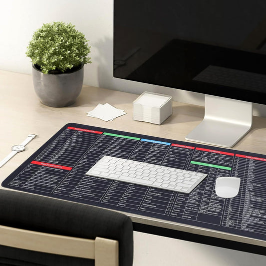 Shortcut Keyboard Mat – Large Anti-Slip Desk Pad
