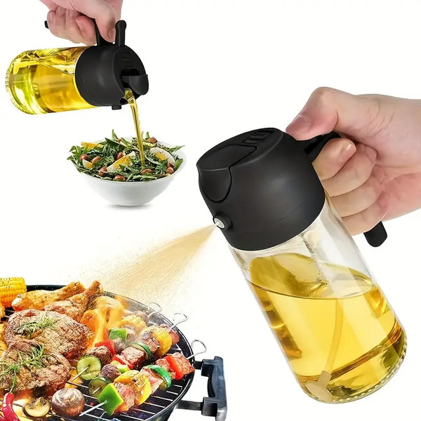 Oil Sprayer & Dispenser Bottle