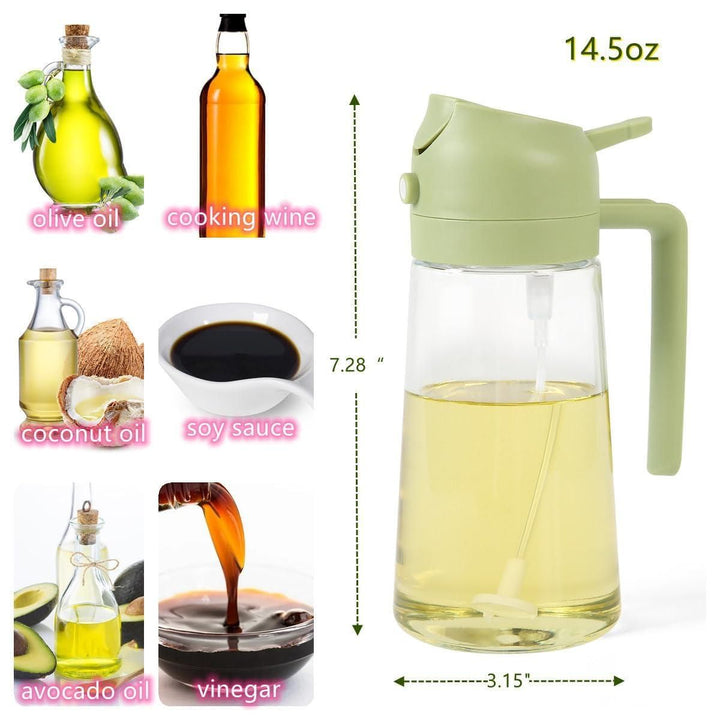Oil Sprayer & Dispenser Bottle