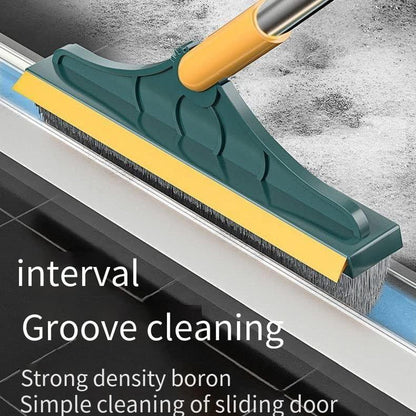 2-in-1 Floor Cleaner Brush with Wiper