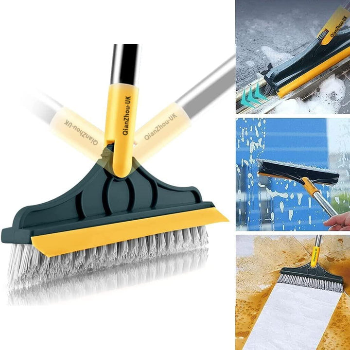 2-in-1 Floor Cleaner Brush with Wiper