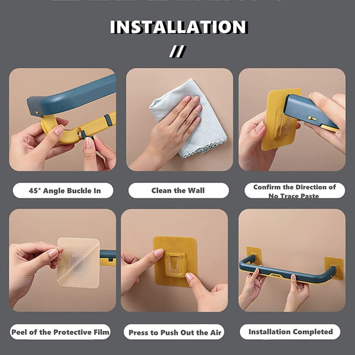 Double Layer Plastic Towel Rack
