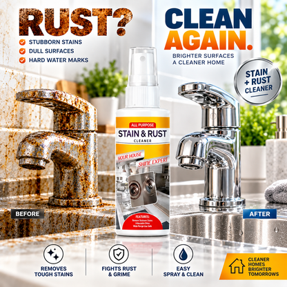 Stain & Rust Remover Spray – Multi-Surface Cleaner | Pack of 3
