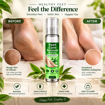 Feet Corn Removal Roll-On – Easy Foot Care | Pack of 2