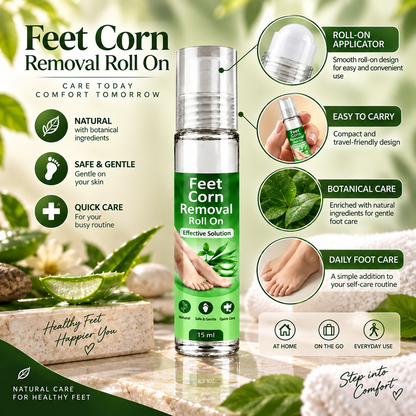 Feet Corn Removal Roll-On – Easy Foot Care | Pack of 2