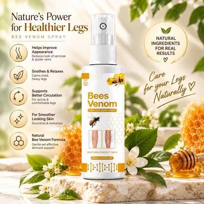 Bees Venom Leg Care Spray for Varicose & Spider Veins – Pack of 3