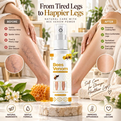 Bees Venom Leg Care Spray for Varicose & Spider Veins – Pack of 3