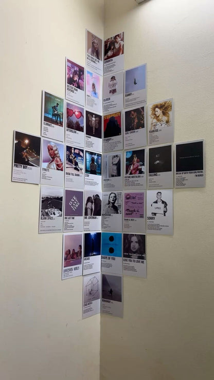 VibeWall™ 54-Piece Music Wall Art Kit