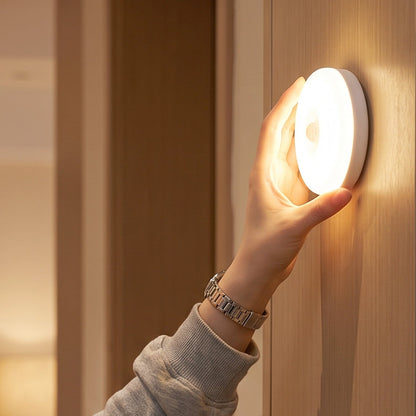 Motion Sensor LED Light, Rechargeable Wireless Night Light with PIR Sensor