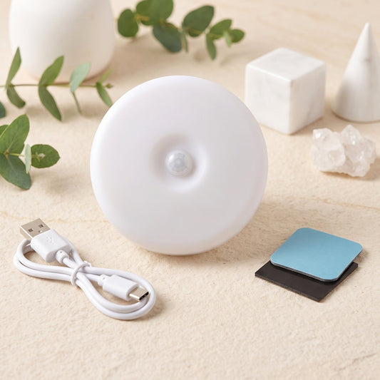 Motion Sensor LED Light, Rechargeable Wireless Night Light with PIR Sensor