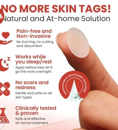 Derma Smooth Skin Tag Removal Patches (Pack Of 10)
